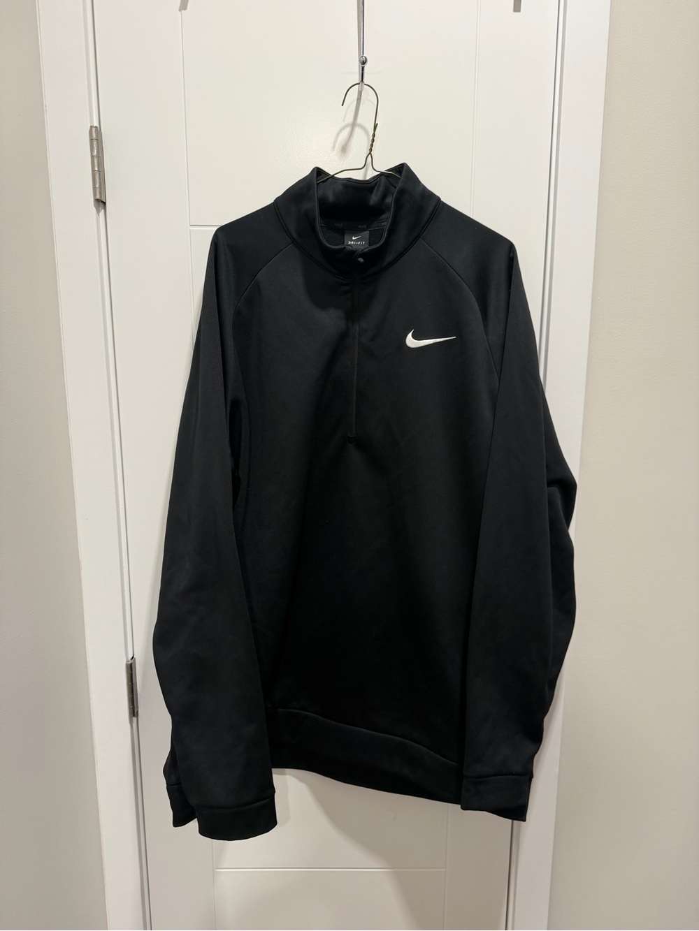 Nike Black Quarter-Zip Performance Pullover Jacket
